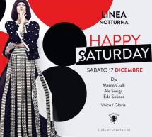 HAPPY SATURDAY – LINEA NOTTURNA – CAGLIARI – SABATO 17 DICEMBRE 2016