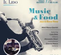 MUSIC & FOOD – IL LIDO – CAGLIARI – SABATO 17 DICEMBRE 2016