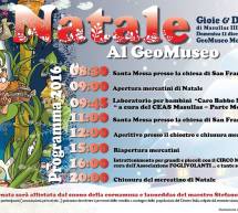 NATALE AL GEOMUSEO – MASULLAS – DOMENICA 11 DICEMBRE 2016