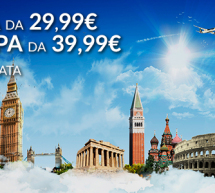 VOLA CON ALITALIA, ITALIA DA 29,99 €, EUROPA DA 39,99 €