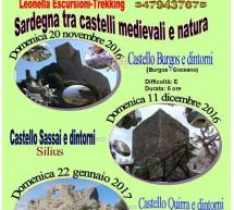 SARDEGNA TRA CASTELLI MEDIOEVALI E NATURA – DOMENICA 22 GENNAIO 2017