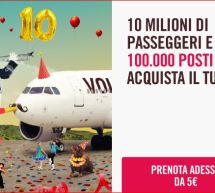 100.000 POSTI A 5 € CON VOLOTEA