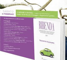 BIBENDA 2017 – CAESAR’S HOTEL – CAGLIARI – SABATO 4 FEBBRAIO 2017