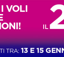 20% SCONTO PER I VOLI WIZZAIR – SOLO PER PRENOTAZIONI TRA IL 13 E IL 15 GENNAIO 2017