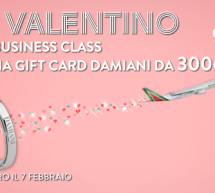 VOLA IN BUSINESS CLASS, ALITALIA TI REGALA UNA GIFT CARD DAMIANI DA 300 €