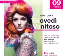 GIOVEDI VANITOSO – LINEA NOTTURNA- CAGLIARI – GIOVEDI 9 FEBBRAIO 2017