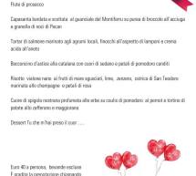 CENA DI SAN VALENTINO AL T HOTEL – CAGLIARI – MARTEDI 14 FEBBRAIO 2017