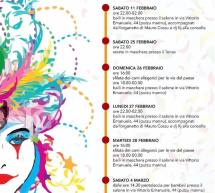 CARNEVALE SAMUGHESE – SAMUGHEO – 11 FEBBRAIO – 4 MARZO 2017