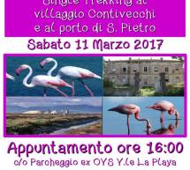 SINGLE TREKKING AL VILLAGGIO CONTIVECCHI E AL PORTO DI S.PIETRO – CAGLIARI – SABATO 11 MARZO 2017