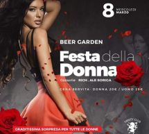 FESTA DELLA DONNA – BEER GARDEN – CAGLIARI – MERCOLEDI 8 MARZO 2017