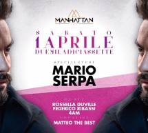 SPECIAL GUEST MARIO SERPA – MANHATTAN – CAGLIARI – SABATO 1 APRILE 2017