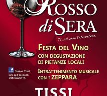 ROSSO DI SERA – TISSI – SABATO 1 APRILE 2017