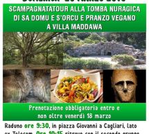 SCAMPAGNATA TOUR ALLA SCOPERTA DELLA TOMBA NURAGICA DI SA DOMU – DOMENICA 19 MARZO 2017