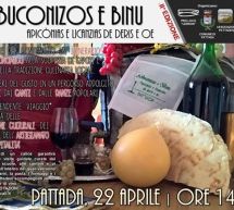 ABBUCONIZOS E BINU – PATTADA – SABATO 22 APRILE 2017