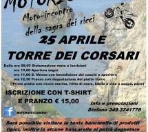 MOTORICCIANDO – TORRE DEI CORSARI – MARTEDI 25 APRILE 2017