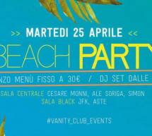 BEACH PARTY – BEER BEACH – QUARTU SANT’ELENA – MARTEDI 25 APRILE 2017