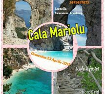 ESCURSIONE A CALA MARIOLU – DOMENICA 23 APRILE 2017