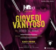 GIOVEDI VANITOSO – JKO EVO’ -CAGLIARI – GIOVEDI 20 APRILE 2017