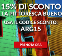 15% SCONTO PER VOLARE A BUENOS AIRES CON ALITALIA