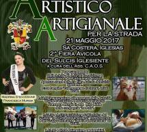 XXIII RASSEGNA ARTISTICO ARTIGIANALE PER LA STRADA – IGLESIAS – DOMENICA 21 MAGGIO 2017