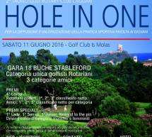 3° TROFEO GOLF ROTARY CLUB – HOLE IN ONE – IS MOLAS – SABATO 3 GIUGNO 2017