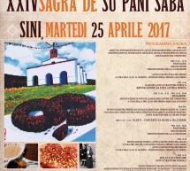 SAGRA DE SU PANI SABA – SINI – MARTEDI 25 APRILE 2017