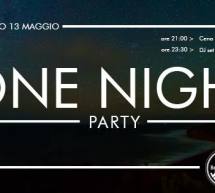 ONE NIGHT PARTY – BEER BEACH – QUARTU SANT’ELENA – SABATO 13 MAGGIO 2017