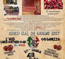 SAGRA DELLE CILIEGIE – BURCEI – DOMENICA 4 GIUGNO 2017