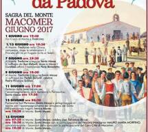 FESTEGGIAMENTI IN ONORE DI S.ANTONIO DA PADOVA – MACOMER – 1-23 GIUGNO 2017