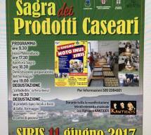 SAGRA DEI PRODOTTI CASEARI – SIRIS – SABATO 11 GIUGNO 2017