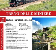 IL TRENO DELLE MINIERE CAGLIARI-CARBONIA –  DOMENICA 28 MAGGIO 2017