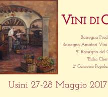 VINI DI COROS – USINI – 27-28 MAGGIO 2017