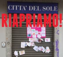 LA CITTA’ DEL SOLE RIAPRE A CAGLIARI MERCOLEDI 31 MAGGIO 2017