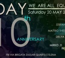 G DAY 10th ANNIVERSARY – FBI DISCO CLUB – QUARTU SANT’ELENA – SABATO 20 MAGGIO 2017