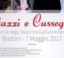 STAZZI E CUSSOGGHJ – BUDONI – DOMENICA 7 MAGGIO 2017