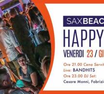 HAPPY FRIDAY – SAX BEACH – QUARTU SANT’ELENA – VENERDI 23 GIUGNO 2017