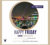 HAPPY FRIDAY – SAX BEACH – QUARTU SANT’ELENA – VENERDI 30 GIUGNO 2017