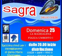 SAGRA DELLE COZZE – LA MADDALENA – DOMENICA 25 GIUGNO 2017