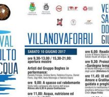 FESTIVAL DEL CULTO DELL’ACQUA – VILLANOVAFORRU – 9-10-11 GIUGNO 2017