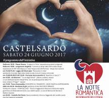 LA NOTTE ROMANTICA – CASTELSARDO – SABATO 24 GIUGNO 2017