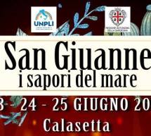 SAN GIUANNE – I SAPORI DEL MARE – CALASETTA – 23-24-25 GIUGNO 2017