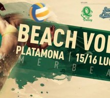 BEACH VOLLEY – PLATAMONA- 15-16 LUGLIO 2017