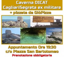 VISITA ALLA CAVERNA DICAT E PIZZATA – CAGLIARI – SABATO 5 AGOSTO 2017