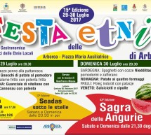 FESTA DELLE ETNIE – ARBOREA – 29-30 LUGLIO 2017