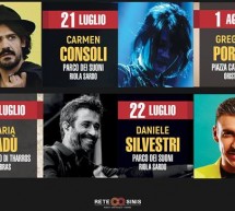 RETE SINIS – IL CARTELLONE DEI CONCERTI – 14 LUGLIO -19 AGOSTO 2017