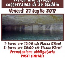 VISITA ALLA GROTTA SOTTERRANEA DE SU STIDDIU – CAGLIARI – VENERDI 21 LUGLIO 2017