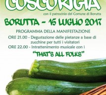 XIII FESTA DE SA COSCORIGIA – BORUTTA – SABATO 15 LUGLIO 2017