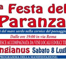 FESTA DELLA PARANZA- CALANGIANUS – SABATO 8 LUGLIO 2017