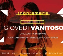 GIOVEDI VANITOSO – FRONTEMARE – QUARTU SANT’ELENA – GIOVEDI 13 LUGLIO 2017