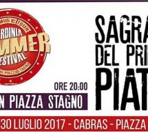 SAGRA DEL PRIMO PIATTO – CABRAS -28-29-30 LUGLIO 2017